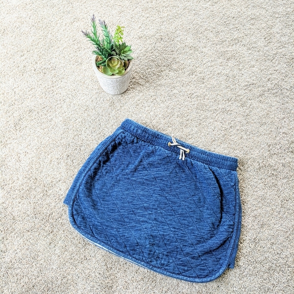 Jupe Fille Crewcuts 14 Ans, Bleu Motif Géométrique, Longueur Genou, Mélange Soie